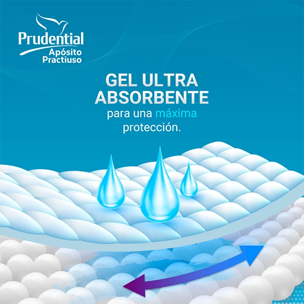 Gel Ultra Absorbente - Prudential Apósito Practiuso