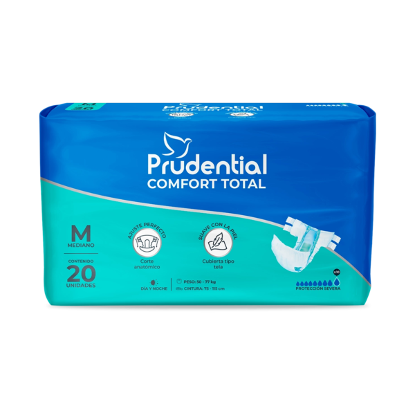 Prudential Comfort Total - Pañal para adultos con incontinencia